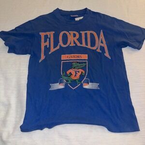Vintage Florida Gators T Shirt Mens Heavyweight Tee Medium NCAA Football‎